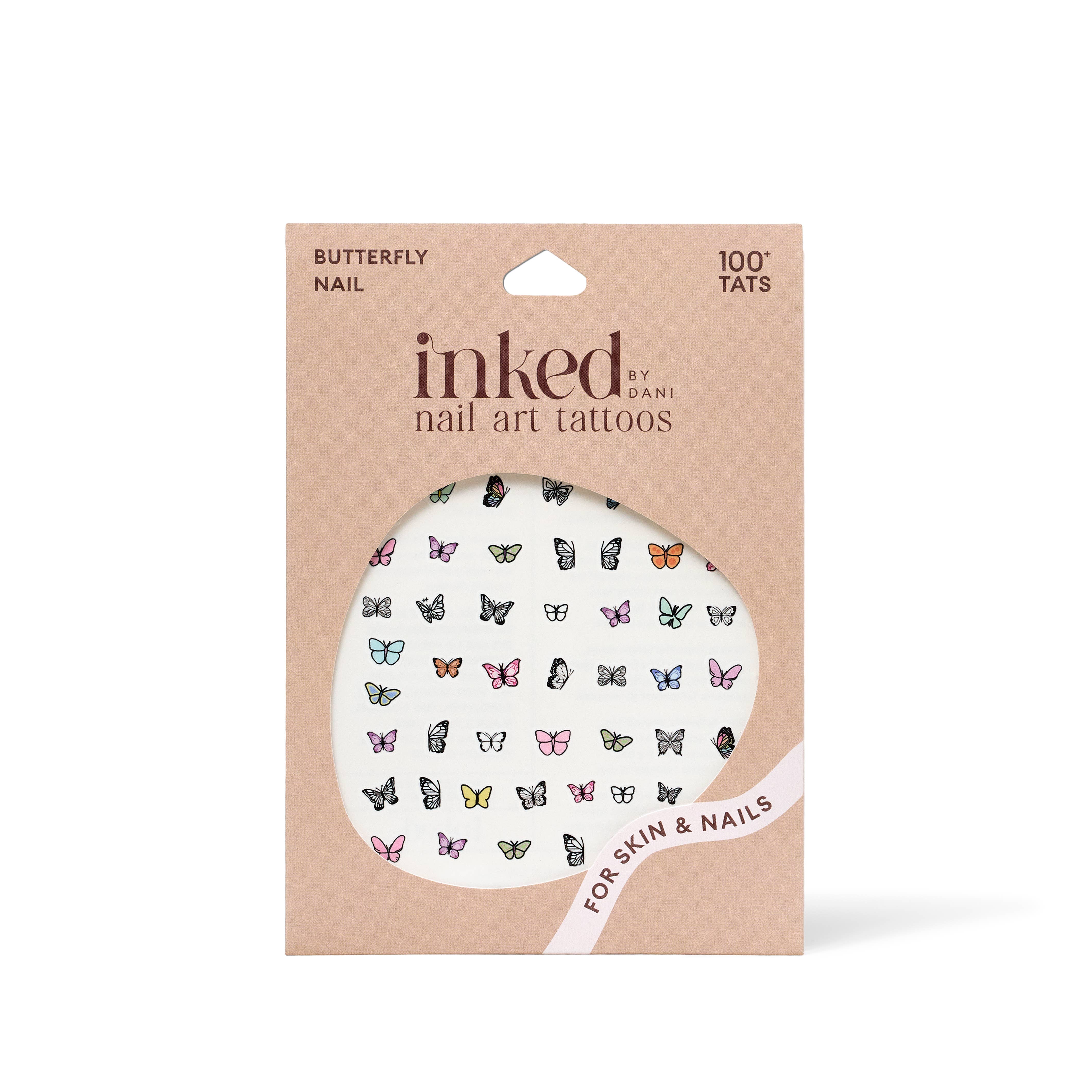 Butterfly Nail Art Temporary Tattoo Pack