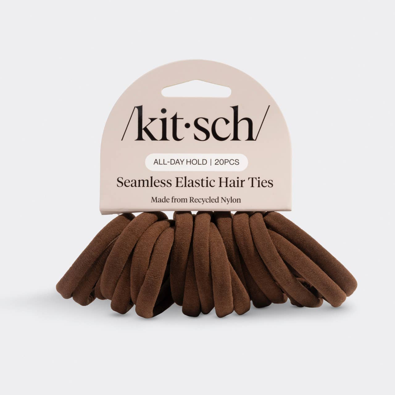Recycled Fabric Seamless Hair Elastics 20pc Set
