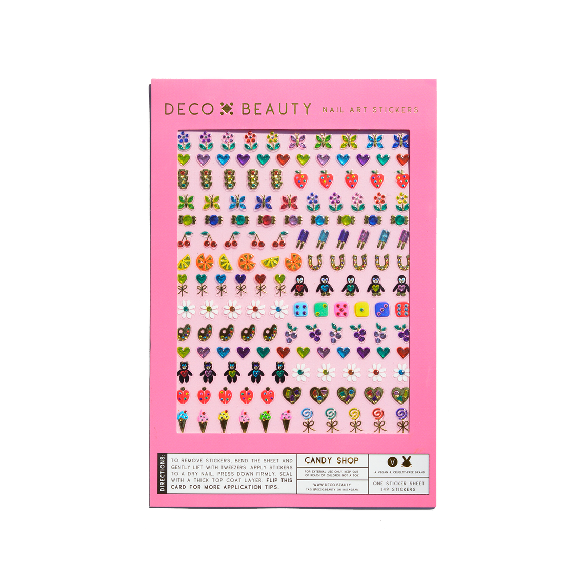 Nail Art Stickers - CANDY SHOP