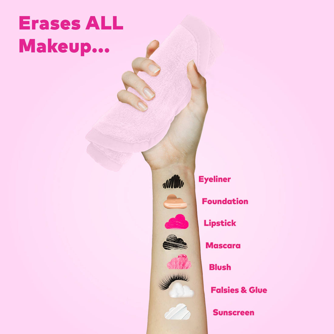 Silver Infused Mini PRO MakeUp Eraser | Acne Prone Skin