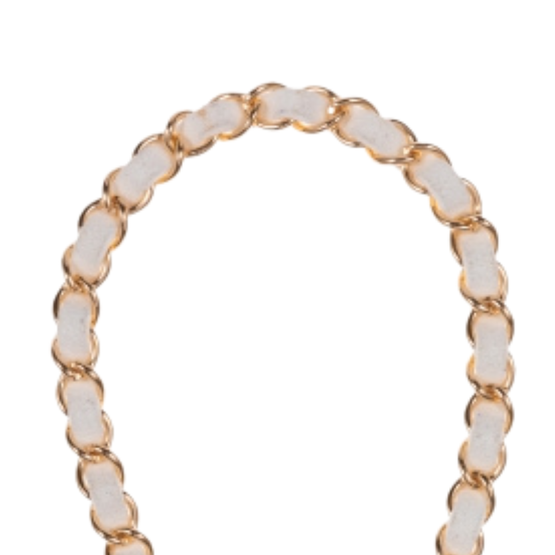 Summer White Gold Phone Wristlet