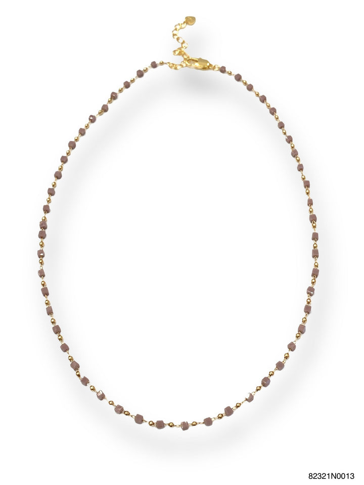 Ivy Short Necklace Lilac