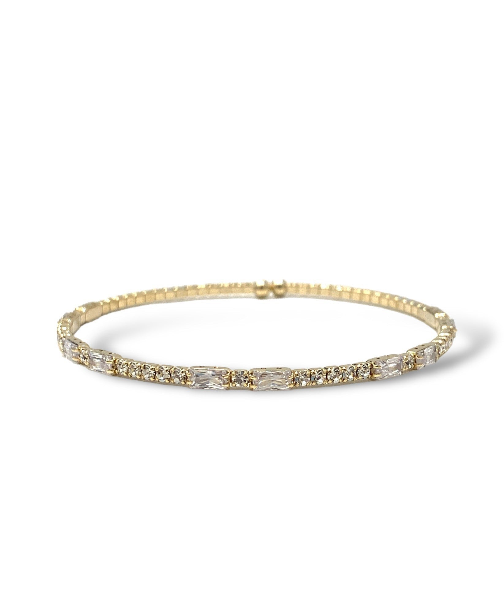 Single Row Baguette Bracelet