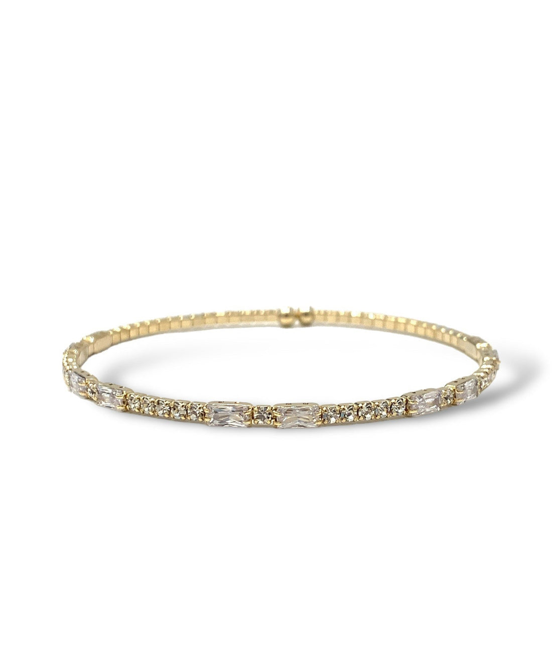 Single Row Baguette Bracelet