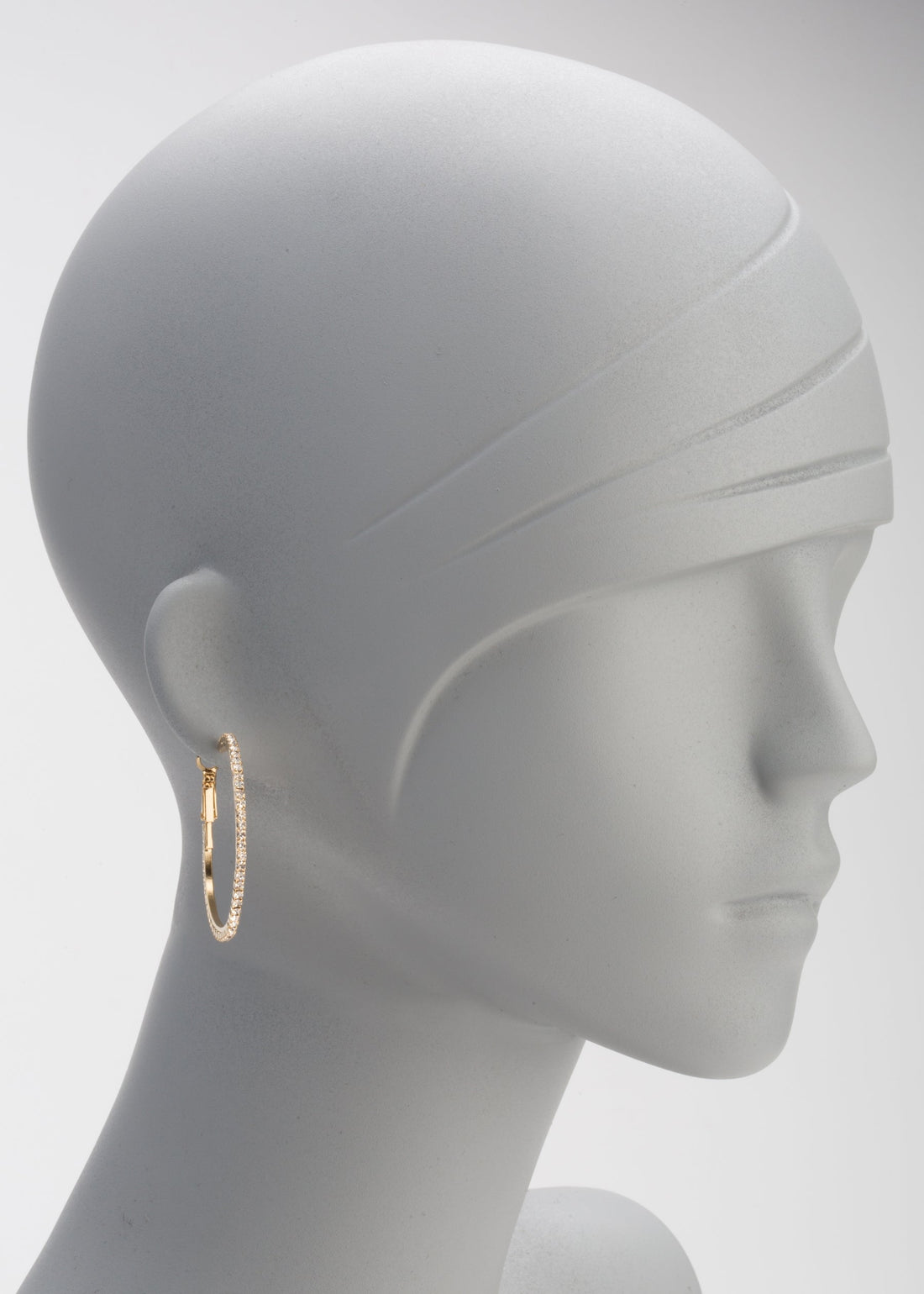 CZ Hoop Earring