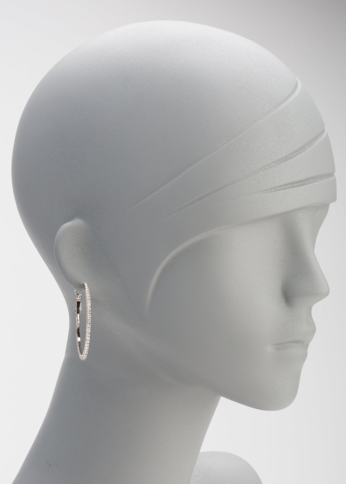 CZ Hoop Earring