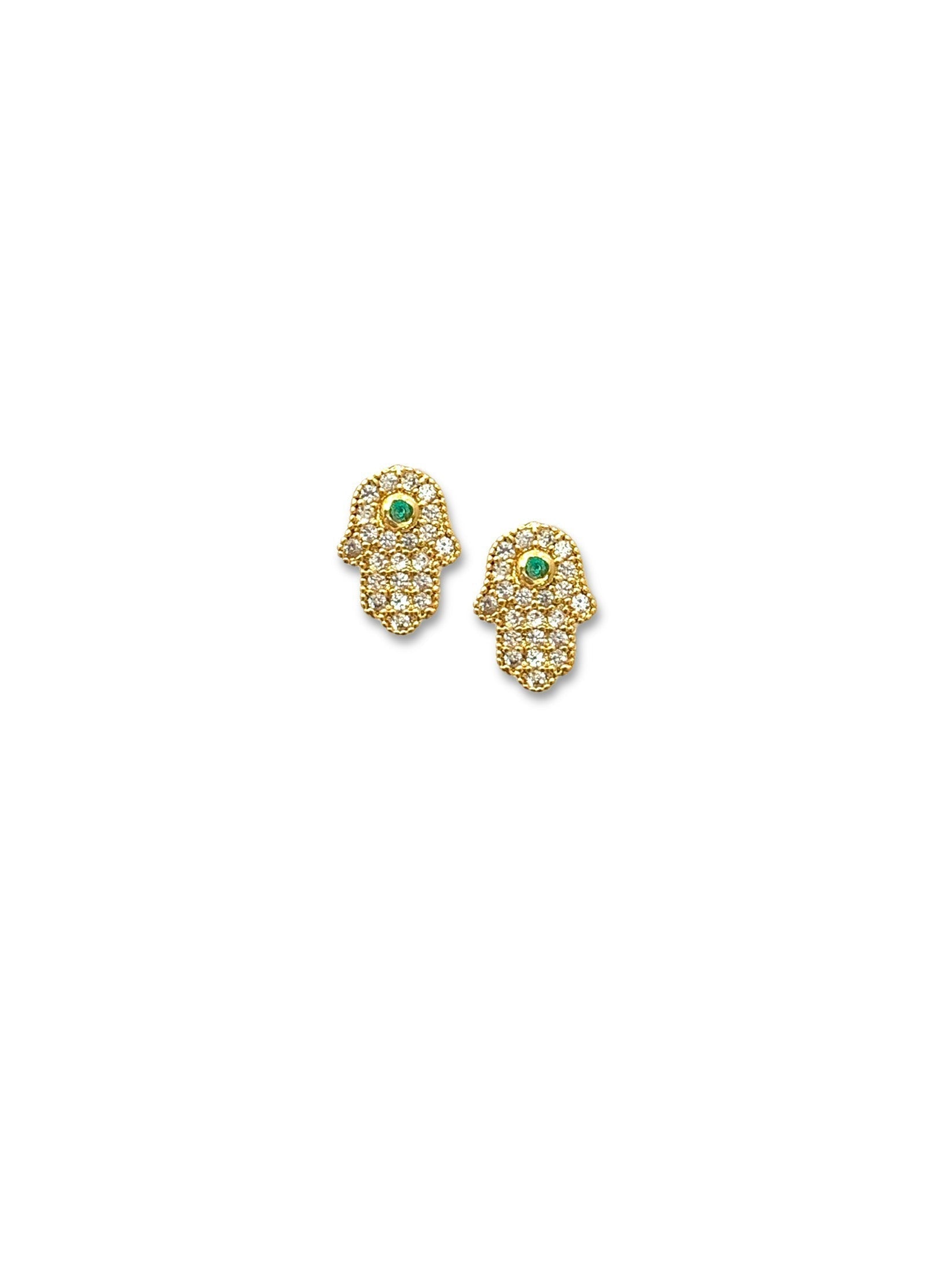 Hamsa stud earring