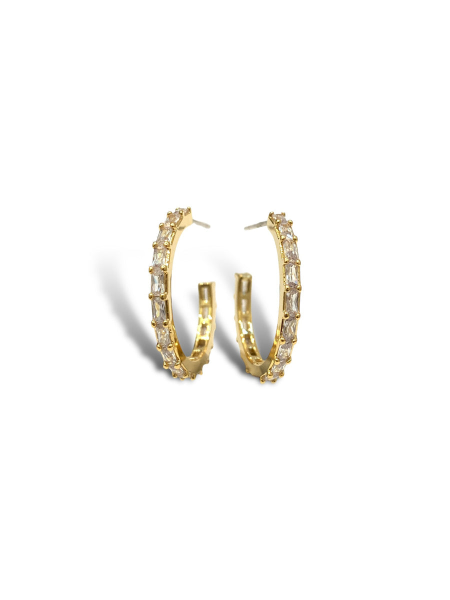 Hailey inside out hoop earring