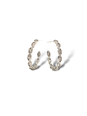 Hailey inside out hoop earring