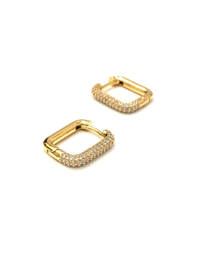Sloane Geo Hoop Earrings