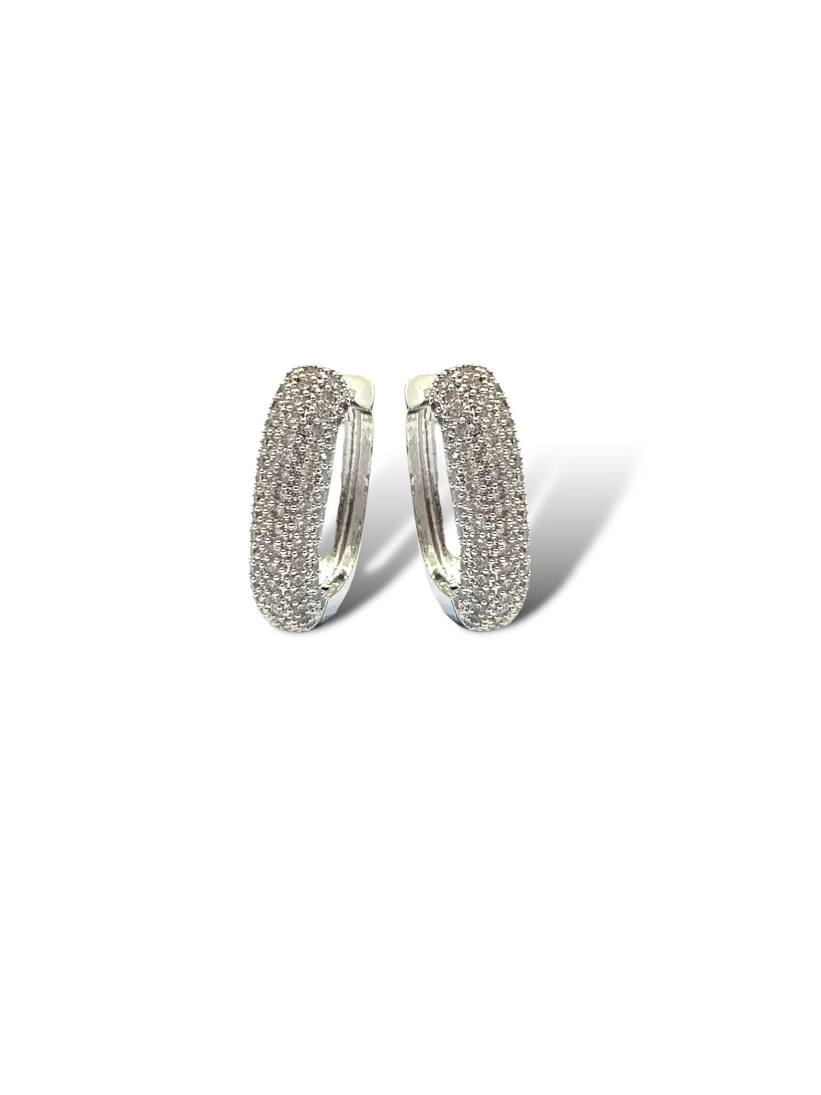 Madison 5 rows oval hoop earring