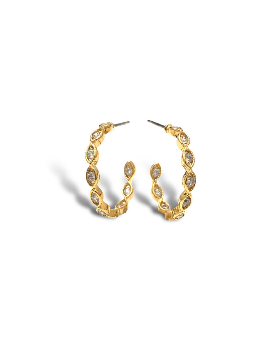 Hailey inside out hoop earring
