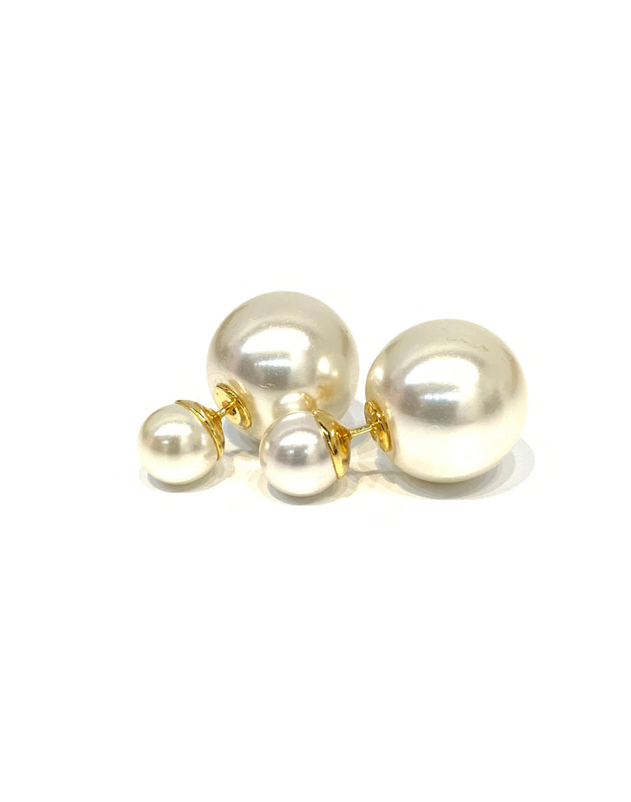 Chloe Front Back Stud Earrings