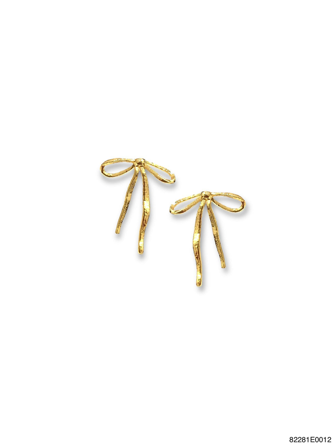 Bella bow stud earring