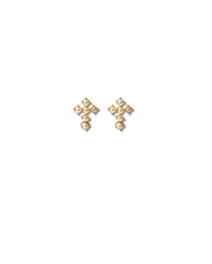 Ada Cross Stud Earrings