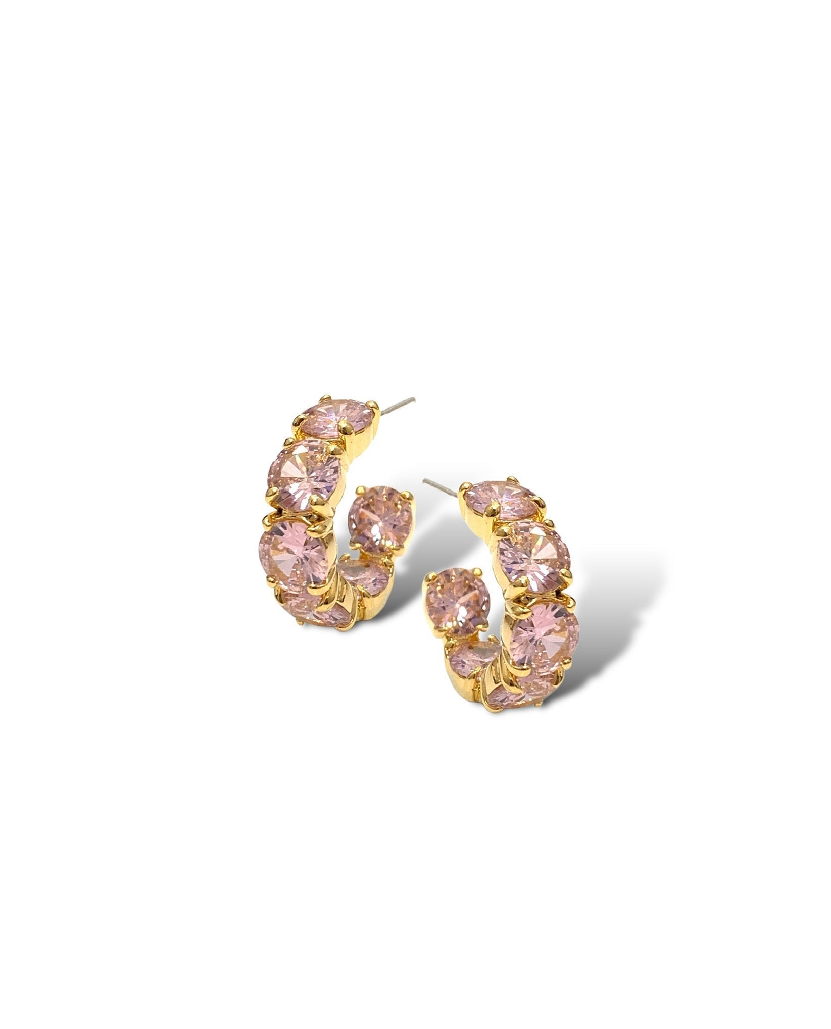 Quinn Hoop Earring | Pink
