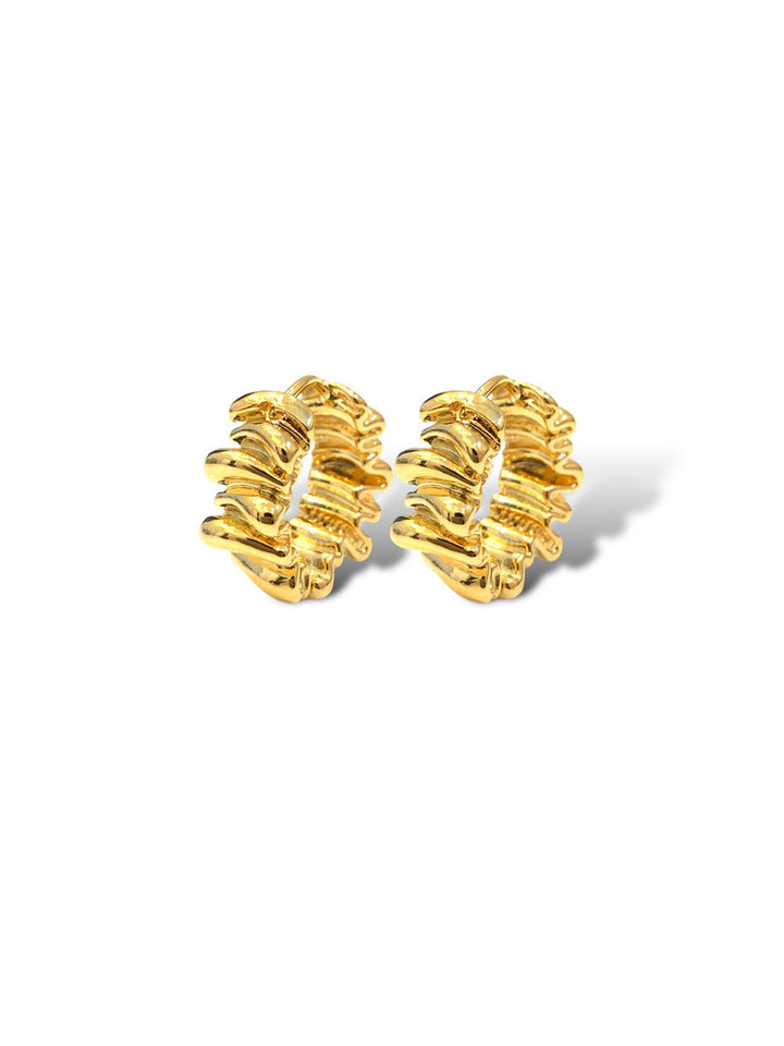Mia freeform hoop earring